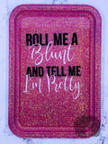 Roll Me a Blunt Rolling Tray Set - lacustomdesignz