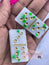 Green Leaf Domino Set
