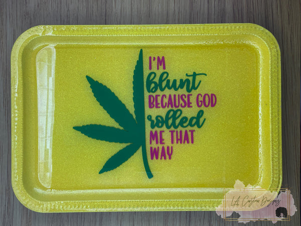 God of weed rolling tray
