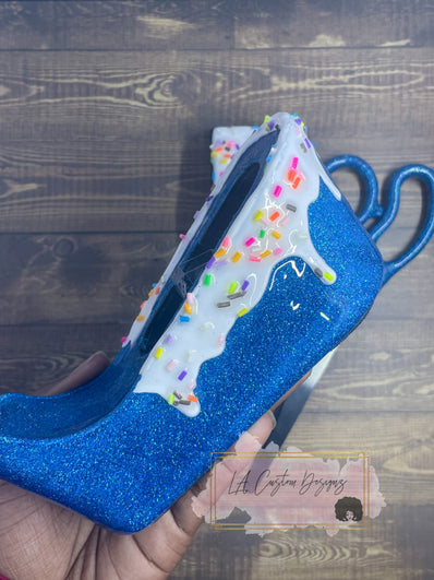 6 Piece Icing Drip Glitter Resin Office Supply Set