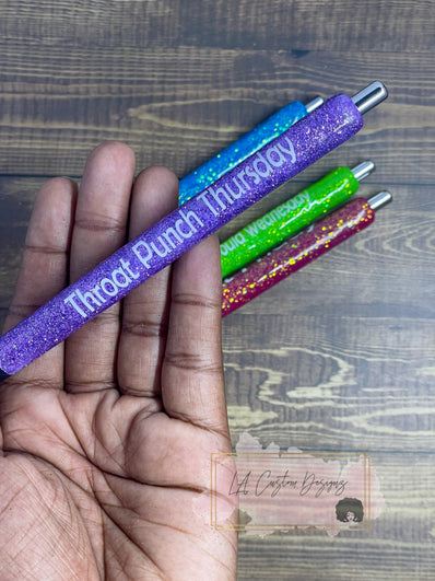 Days of the Week Glitter Pen Set