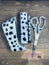 6 Piece Cow Print Office Supply Set