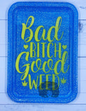 Bad Bitch Good Weed Rolling Tray Set - lacustomdesignz