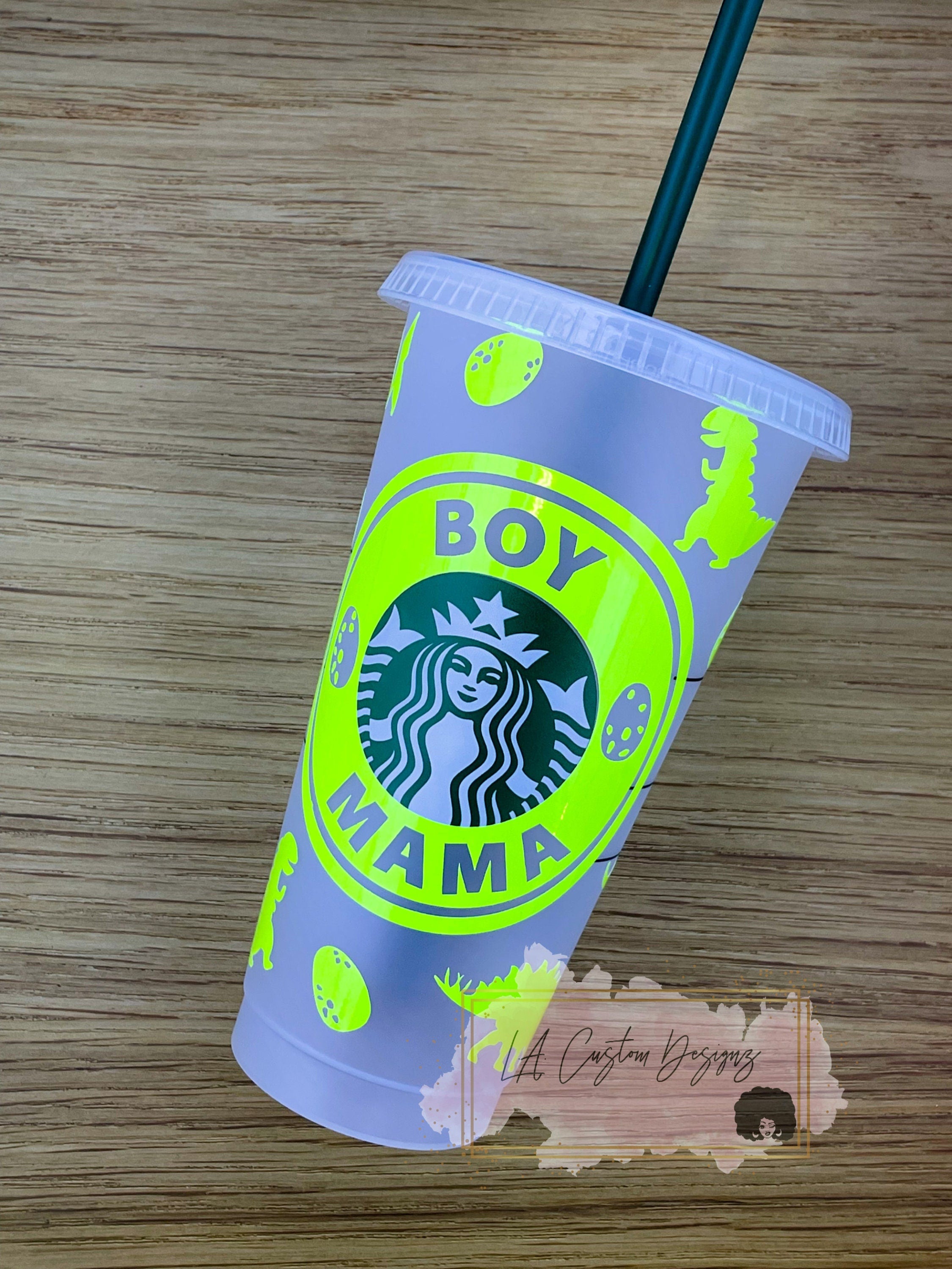 Starbucks Boy Mama Cold Cup - lacustomdesignz