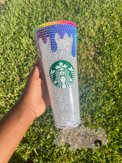 Starbucks Baseball Mom Snowglobe Tumbler - lacustomdesignz