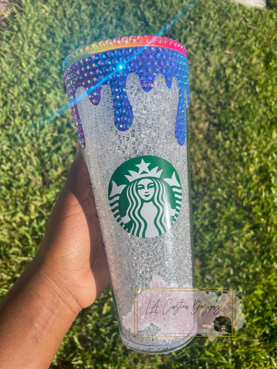 Starbucks Baseball Mom Snowglobe Tumbler - lacustomdesignz