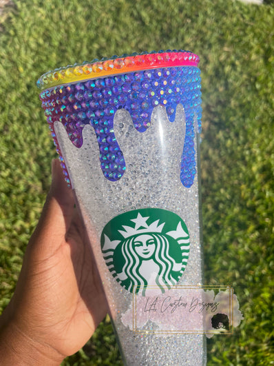 Starbucks Baseball Mom Snowglobe Tumbler - lacustomdesignz